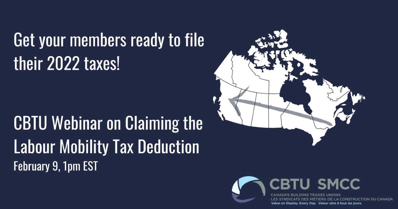 Labour Mobility Tax Deduction for Tradespeople • Canada's Building